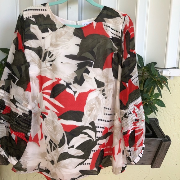 Calvin Klein blouse Size L wear only once - Picture 1 of 8